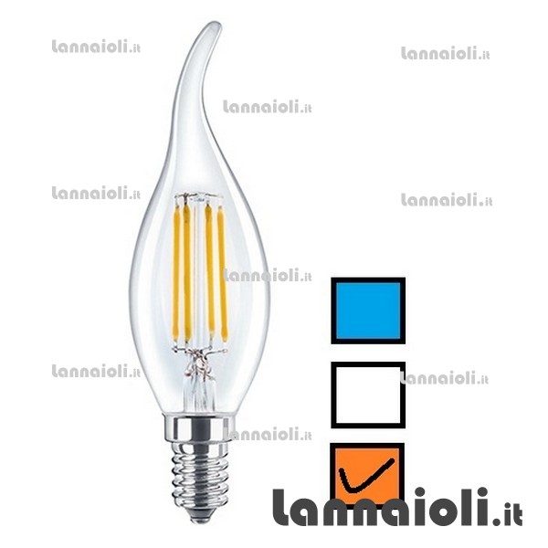 LAMPADINA LED FILAMENTO E14  4W-37W 